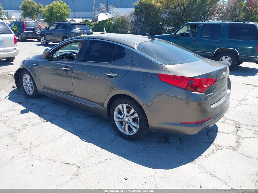2013 Kia Optima VIN 5XXGM4A73DG193397 IAAI salvage auction — NORMAL WEAR, Salvage Title - Dealer (California), sold $1,000 on 2026-07-20 (photo 3)