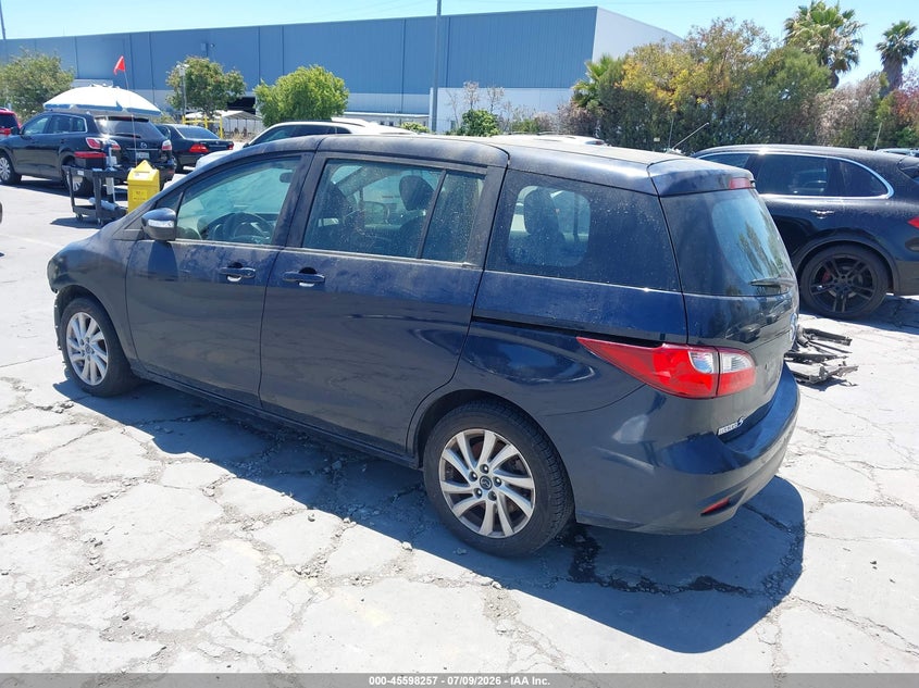 2014 Mazda 5 VIN JM1CW2BLXE0172140 IAAI salvage auction — NORMAL WEAR, Clear - Dealer Only (California), sold $650 on 2026-07-27 (photo 3)