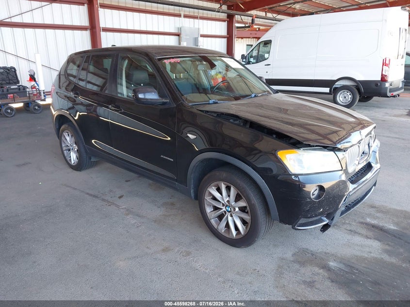 2014 BMW X3 VIN 5UXWX9C51E0D36993 IAAI salvage auction — FRONT END, Salvage (California), sold $375 on 2026-07-28 (photo 1)
