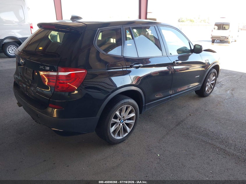 2014 BMW X3 VIN 5UXWX9C51E0D36993 IAAI salvage auction — FRONT END, Salvage (California), sold $375 on 2026-07-28 (photo 4)