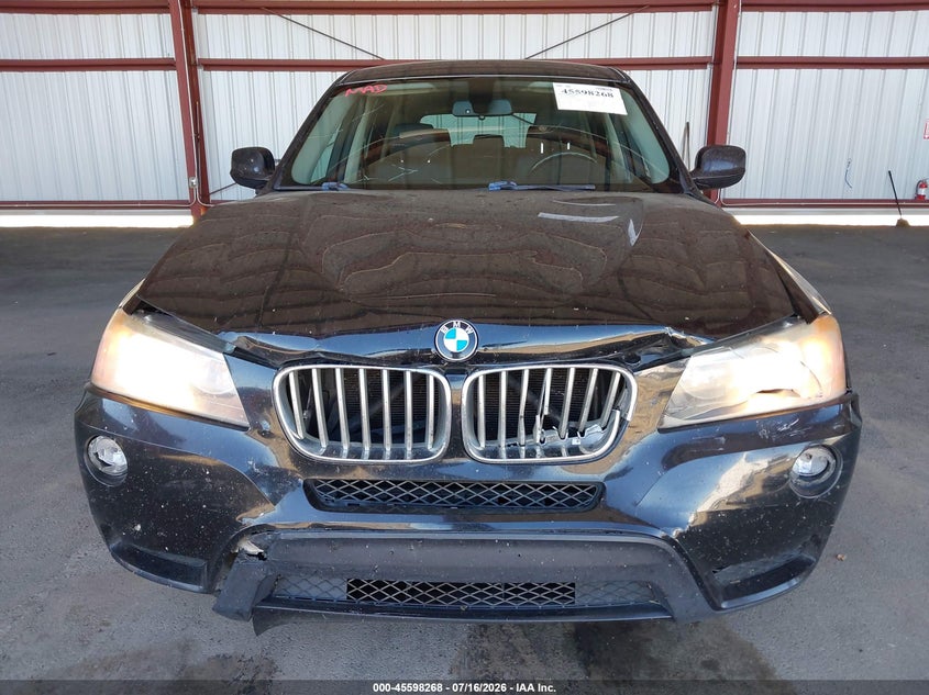 2014 BMW X3 VIN 5UXWX9C51E0D36993 IAAI salvage auction — FRONT END, Salvage (California), sold $375 on 2026-07-28 (photo 6)