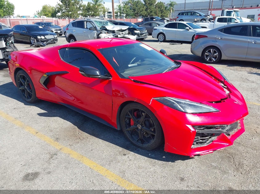 2020 Chevrolet Corvette stingray VIN 1G1Y72D49L5109791 IAAI salvage auction — FRONT END, Salvage (Texas), sold $36,050 on 2026-07-28 (photo 1)