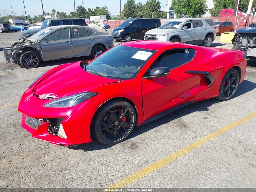 2020 Chevrolet Corvette stingray VIN 1G1Y72D49L5109791 IAAI salvage auction — FRONT END, Salvage (Texas), sold $36,050 on 2026-07-28 (photo 2)