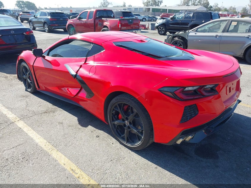 2020 Chevrolet Corvette stingray VIN 1G1Y72D49L5109791 IAAI salvage auction — FRONT END, Salvage (Texas), sold $36,050 on 2026-07-28 (photo 3)