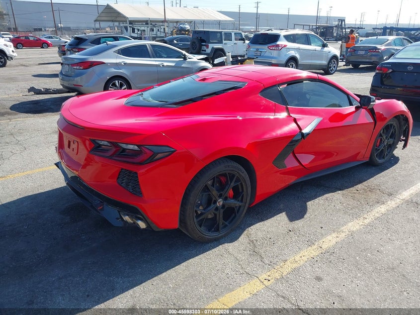 2020 Chevrolet Corvette stingray VIN 1G1Y72D49L5109791 IAAI salvage auction — FRONT END, Salvage (Texas), sold $36,050 on 2026-07-28 (photo 4)