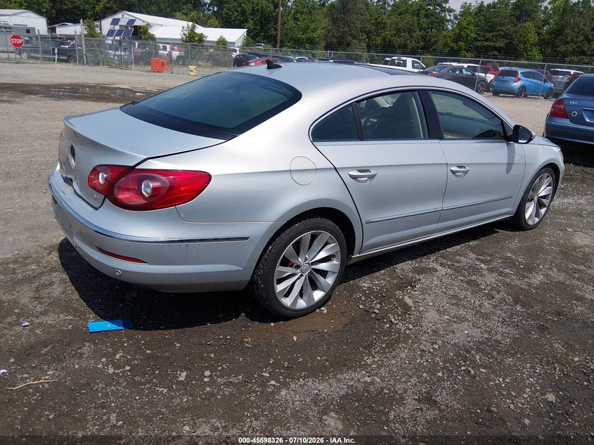 2010 Volkswagen Cc VIN WVWEU7AN7AE567033 IAAI salvage auction — REAR END, Clear (Virginia), sold $575 on 2026-08-07 (photo 4)