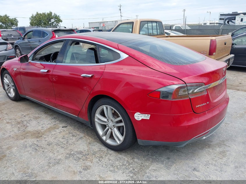 2014 Tesla Model s VIN 5YJSA1S12EFP60697 IAAI salvage auction — NORMAL WEAR, Clear (California), sold $1,050 on 2026-07-23 (photo 3)