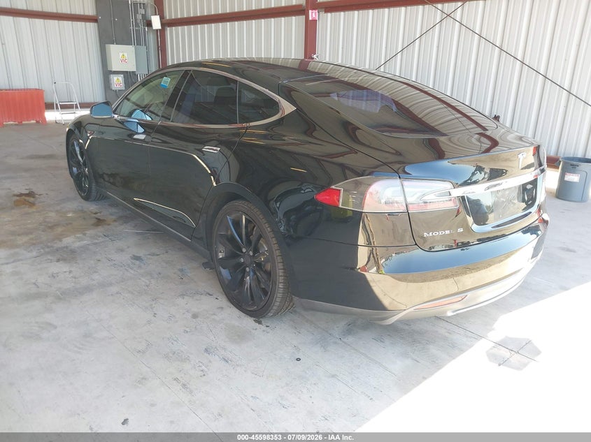 2013 Tesla Model s VIN 5YJSA1CGXDFP12933 IAAI salvage auction — RIGHT FRONT, Clear (Montana), sold $1,350 on 2026-07-28 (photo 3)