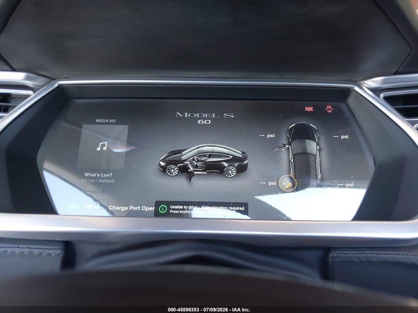 2013 Tesla Model s VIN 5YJSA1CGXDFP12933 IAAI salvage auction — RIGHT FRONT, Clear (Montana), sold $1,350 on 2026-07-28 (photo 7)