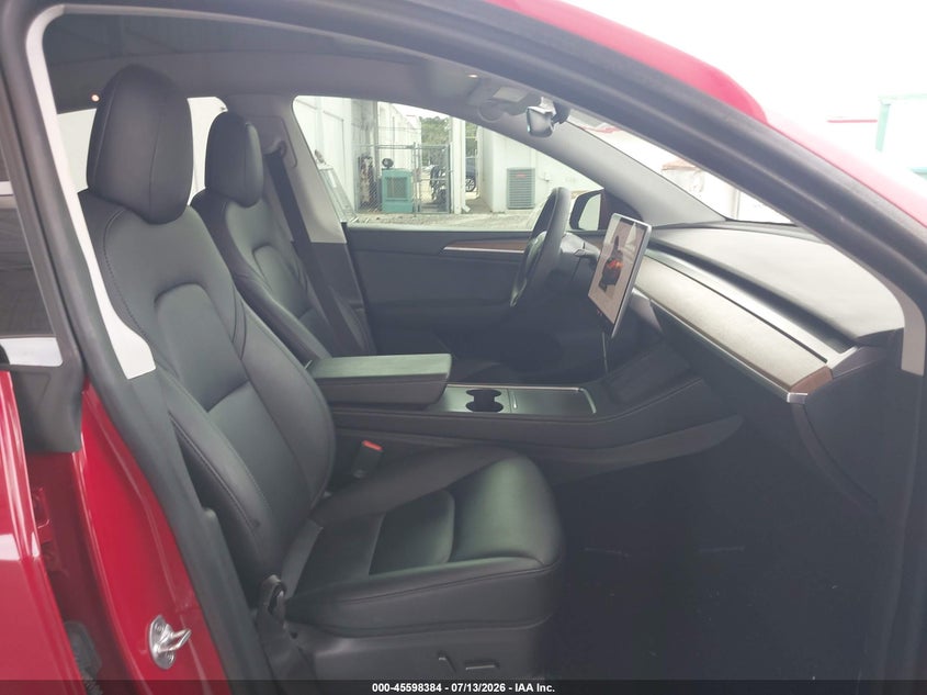 2023 Tesla Model y VIN 7SAYGAEEXPF668153 IAAI salvage auction — LEFT FRONT, Wait Title, sold $9,600 on 2026-08-22 (photo 5)