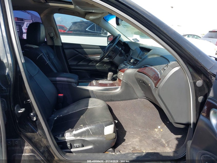 2011 Infiniti M37 VIN JN1BY1AP9BM326672 IAAI salvage auction — NORMAL WEAR, Original (Texas), sold $50 on 2026-07-29 (photo 5)