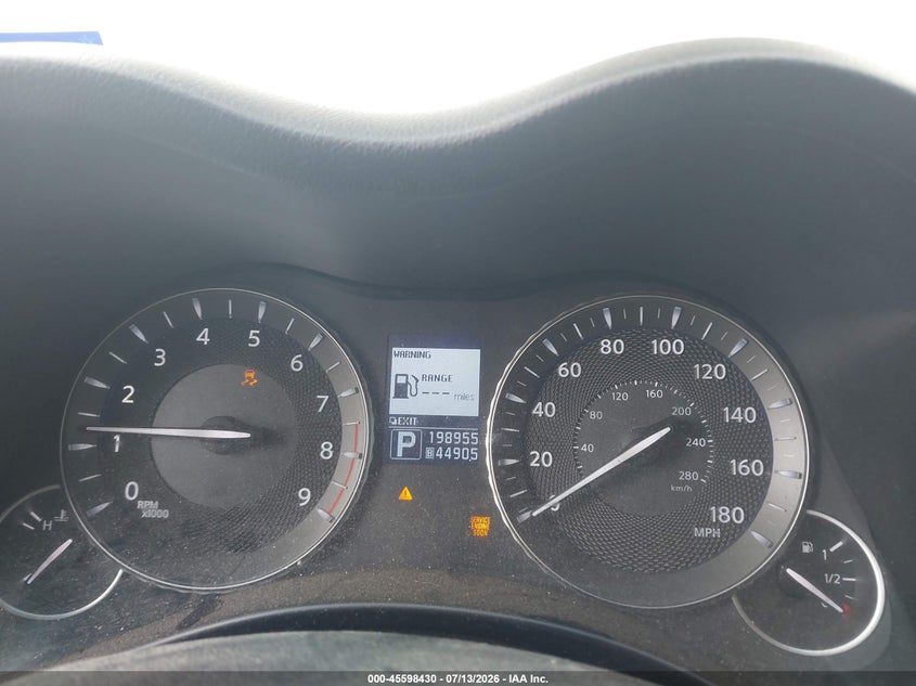 2011 Infiniti M37 VIN JN1BY1AP9BM326672 IAAI salvage auction — NORMAL WEAR, Original (Texas), sold $50 on 2026-07-29 (photo 7)