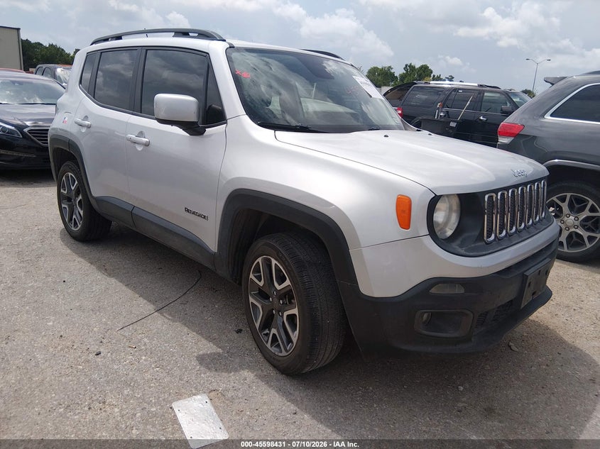 2017 Jeep Renegade VIN ZACCJBBB1HPG05638 IAAI salvage auction — NORMAL WEAR, Original (Texas), sold $25 on 2026-07-29 (photo 1)