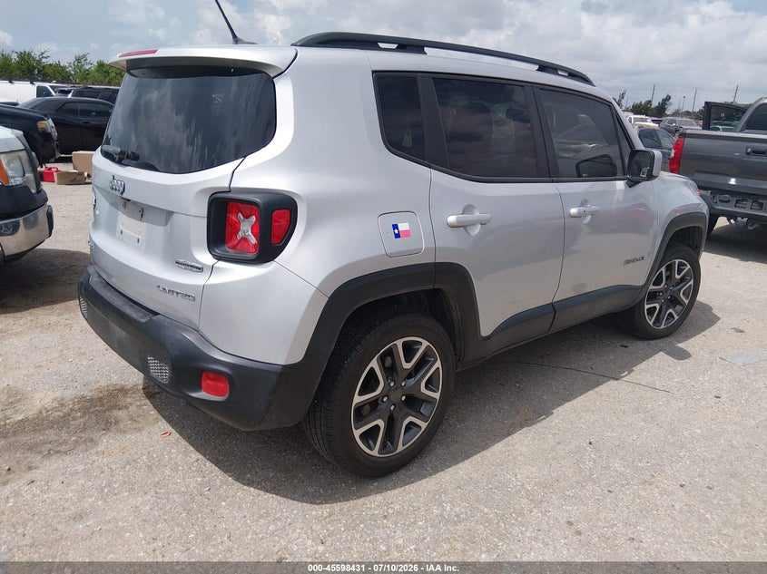 2017 Jeep Renegade VIN ZACCJBBB1HPG05638 IAAI salvage auction — NORMAL WEAR, Original (Texas), sold $25 on 2026-07-29 (photo 4)