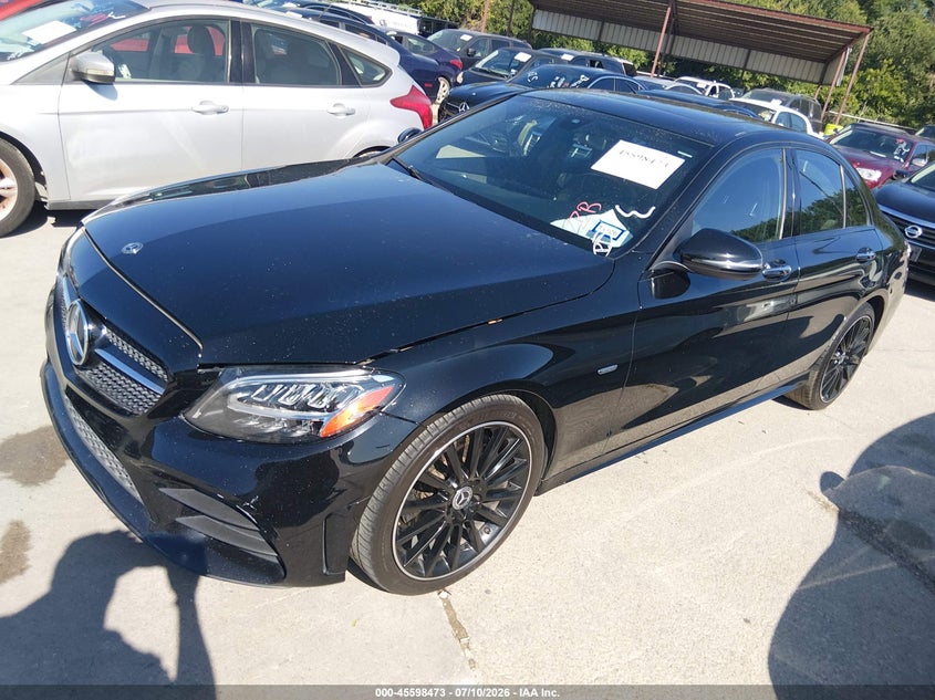 2021 Mercedes-benz C class VIN W1KWF8DB2MR614073 IAAI salvage auction — NORMAL WEAR, Original (Texas), sold $11,525 on 2026-08-17 (photo 2)