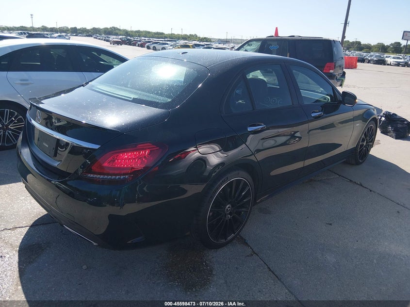2021 Mercedes-benz C class VIN W1KWF8DB2MR614073 IAAI salvage auction — NORMAL WEAR, Original (Texas), sold $11,525 on 2026-08-17 (photo 4)