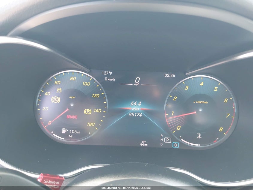 2021 Mercedes-benz C class VIN W1KWF8DB2MR614073 IAAI salvage auction — NORMAL WEAR, Original (Texas), sold $11,525 on 2026-08-17 (photo 7)