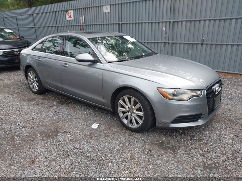 2014 Audi A6 VIN WAUGFAFC8EN042718 IAAI salvage auction — FRONT END, Salvage Title, sold $1,650 on 2026-07-29 (photo 1)