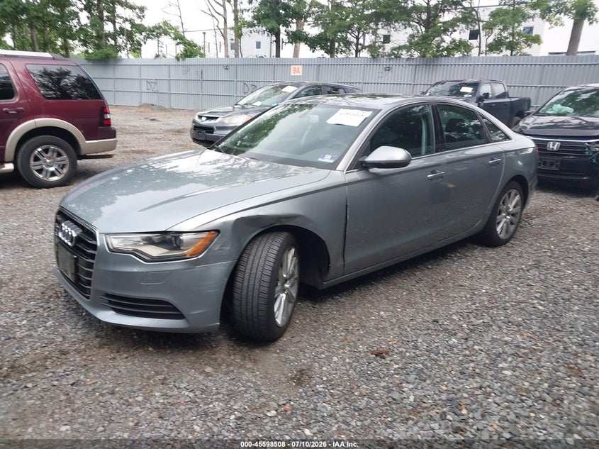 2014 Audi A6 VIN WAUGFAFC8EN042718 IAAI salvage auction — FRONT END, Salvage Title, sold $1,650 on 2026-07-29 (photo 2)