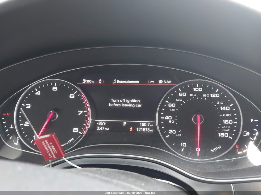2014 Audi A6 VIN WAUGFAFC8EN042718 IAAI salvage auction — FRONT END, Salvage Title, sold $1,650 on 2026-07-29 (photo 7)