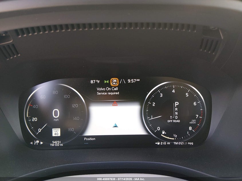 2019 Volvo Xc60 VIN LYVA22RL9KB302643 IAAI salvage auction — REAR END, Salvage Title, sold $15,100 on 2026-09-08 (photo 7)