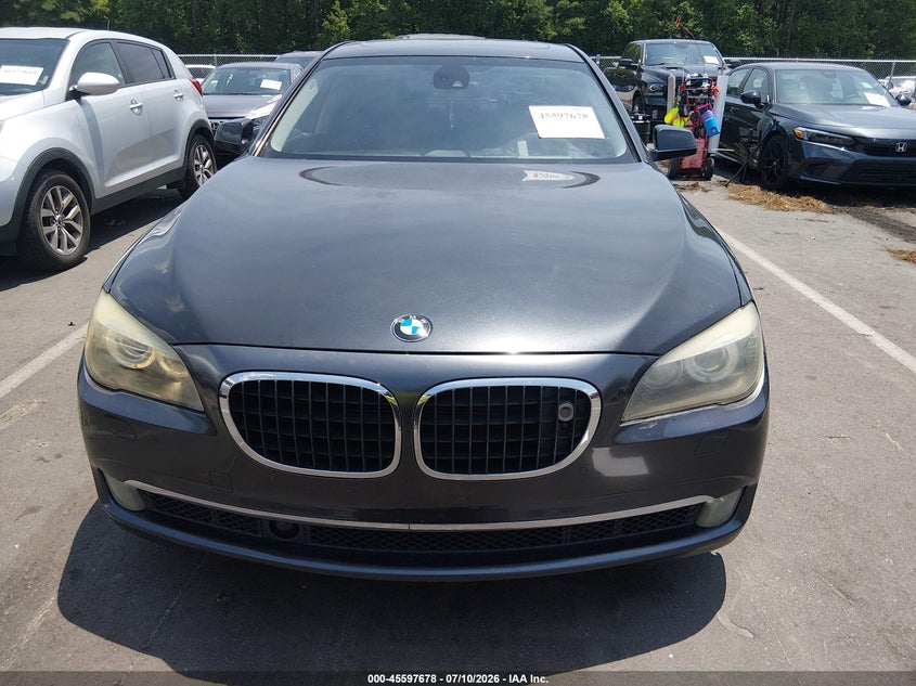2009 BMW 7 series VIN WBAKA835X9CY34877 IAAI salvage auction — NORMAL WEAR, Clear (North Carolina), sold $1,500 on 2026-07-15 (photo 6)