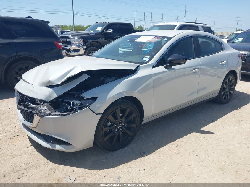 2025 Mazda 3 VIN JM1BPABM2S1775262 IAAI salvage auction — FRONT END, Enterprise Vehicles Clear Only (Texas), sold $8,300 on 2026-07-13 (photo 2)