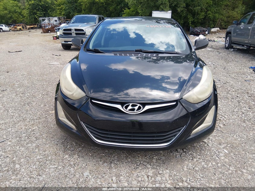 2016 Hyundai Elantra VIN 5NPDH4AE7GH725023 IAAI salvage auction — NORMAL WEAR, Clear (Tennessee), sold $1,675 on 2026-07-24 (photo 6)