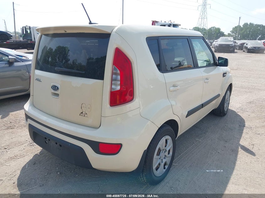 2012 Kia Soul VIN KNDJT2A51C7464220 IAAI salvage auction — NORMAL WEAR, Clear (Indiana), sold $675 on 2026-07-29 (photo 4)