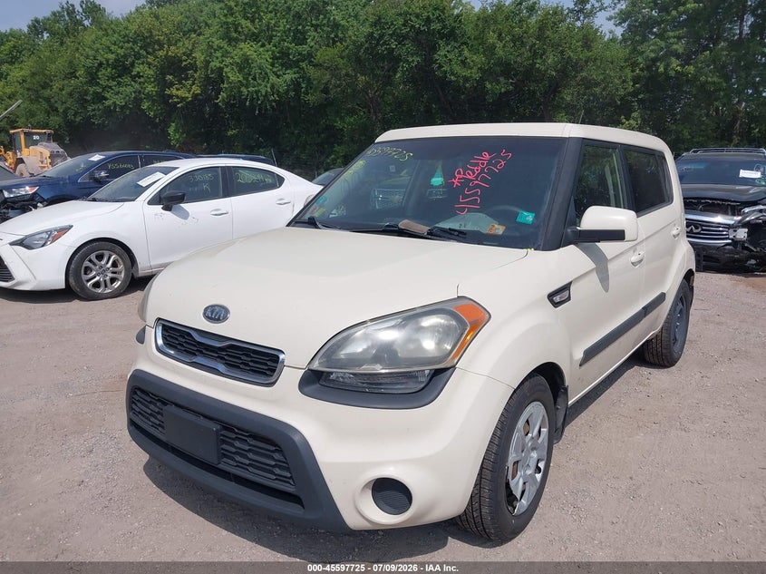 2012 Kia Soul VIN KNDJT2A51C7464220 IAAI salvage auction — NORMAL WEAR, Clear (Indiana), sold $675 on 2026-07-29 (photo 6)