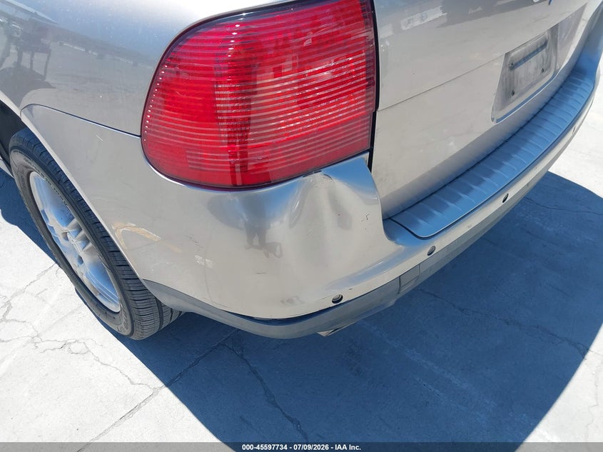 2004 Porsche Cayenne VIN WP1AB29P74LA66235 IAAI salvage auction — REAR END, Salvage Title - Dealer (California), sold $200 on 2026-07-29 (photo 6)