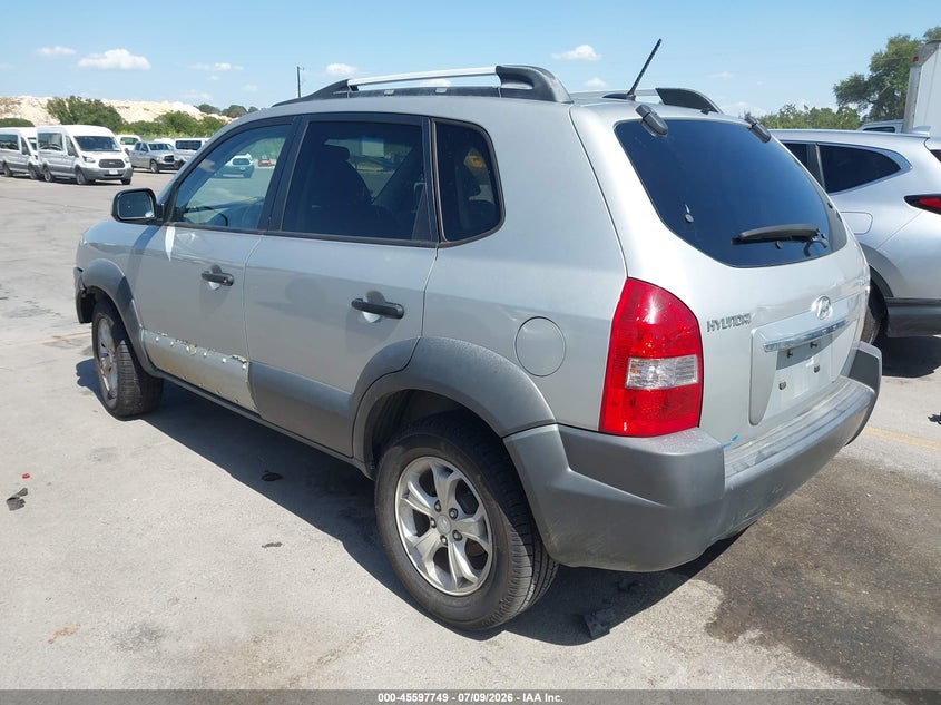 2009 Hyundai Tucson VIN KM8JN12D29U113669 IAAI salvage auction — NORMAL WEAR, Clear (Texas), sold $250 on 2026-07-30 (photo 3)