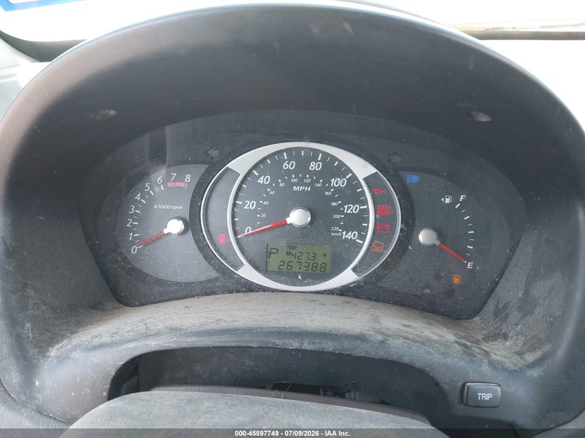 2009 Hyundai Tucson VIN KM8JN12D29U113669 IAAI salvage auction — NORMAL WEAR, Clear (Texas), sold $250 on 2026-07-30 (photo 7)
