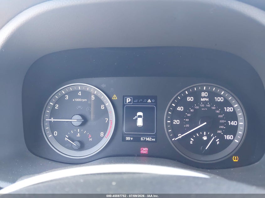 2018 Hyundai Tucson VIN KM8J33A47JU646219 IAAI salvage auction — LEFT & RIGHT, Salvage (California), sold $1,450 on 2026-07-28 (photo 7)