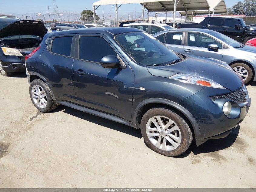 2013 Nissan Juke VIN JN8AF5MR2DT225232 IAAI salvage auction — REAR END, Salvage Title, sold $1,450 on 2026-07-29 (photo 1)
