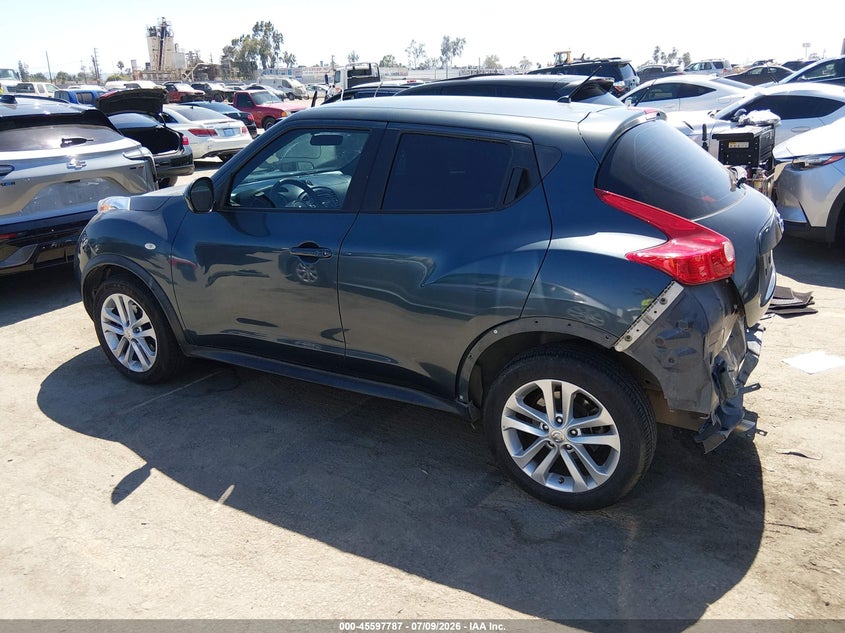 2013 Nissan Juke VIN JN8AF5MR2DT225232 IAAI salvage auction — REAR END, Salvage Title, sold $1,450 on 2026-07-29 (photo 3)