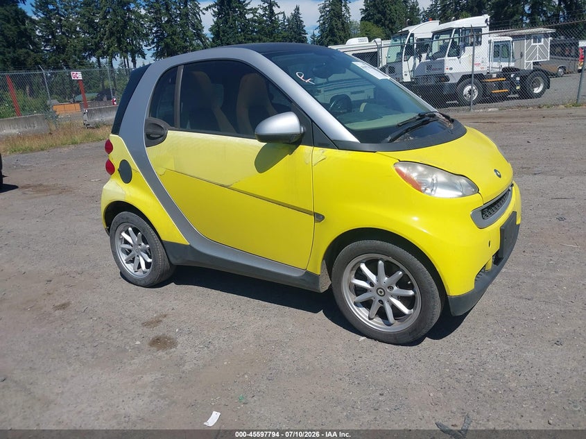 2008 Smart Fortwo VIN WMEEJ31X38K121896 IAAI salvage auction — RIGHT REAR, Clear (Washington), sold $1,975 on 2026-07-29 (photo 1)