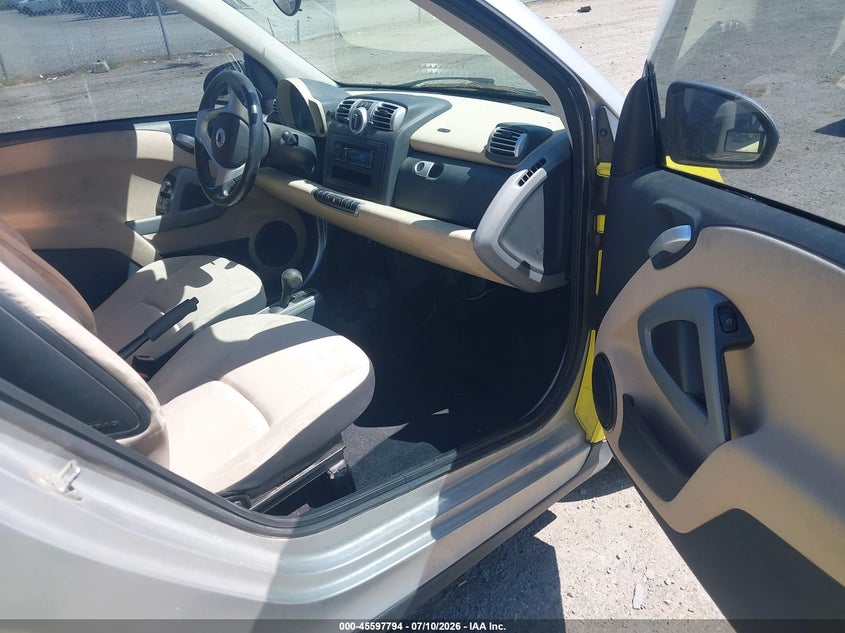2008 Smart Fortwo VIN WMEEJ31X38K121896 IAAI salvage auction — RIGHT REAR, Clear (Washington), sold $1,975 on 2026-07-29 (photo 5)