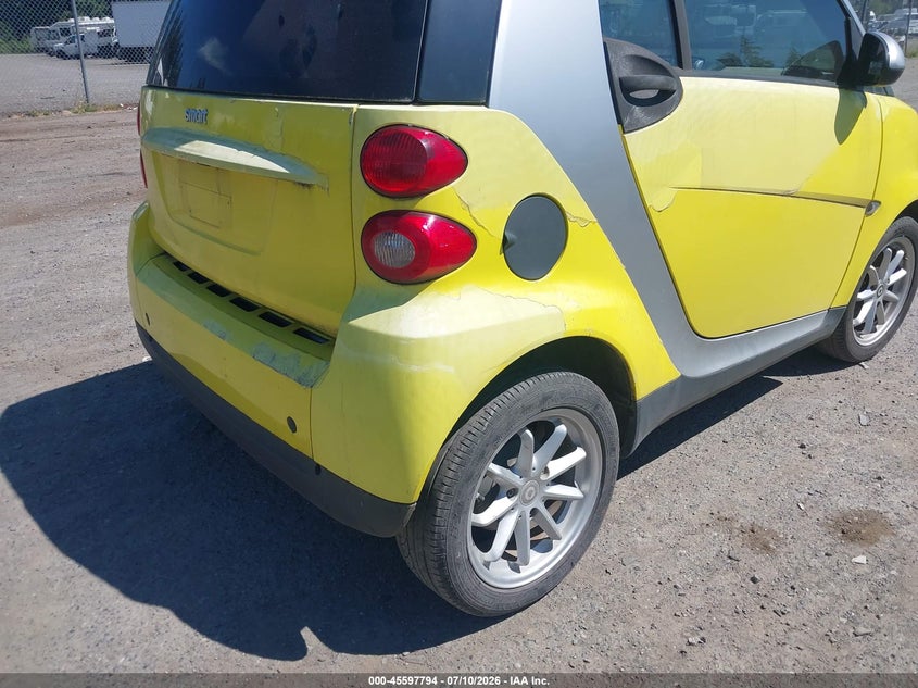 2008 Smart Fortwo VIN WMEEJ31X38K121896 IAAI salvage auction — RIGHT REAR, Clear (Washington), sold $1,975 on 2026-07-29 (photo 6)