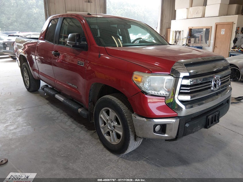 2016 Toyota Tundra VIN 5TFUW5F11GX497820 IAAI salvage auction — RIGHT FRONT, Clear (Wisconsin), sold $6,100 on 2026-07-29 (photo 1)
