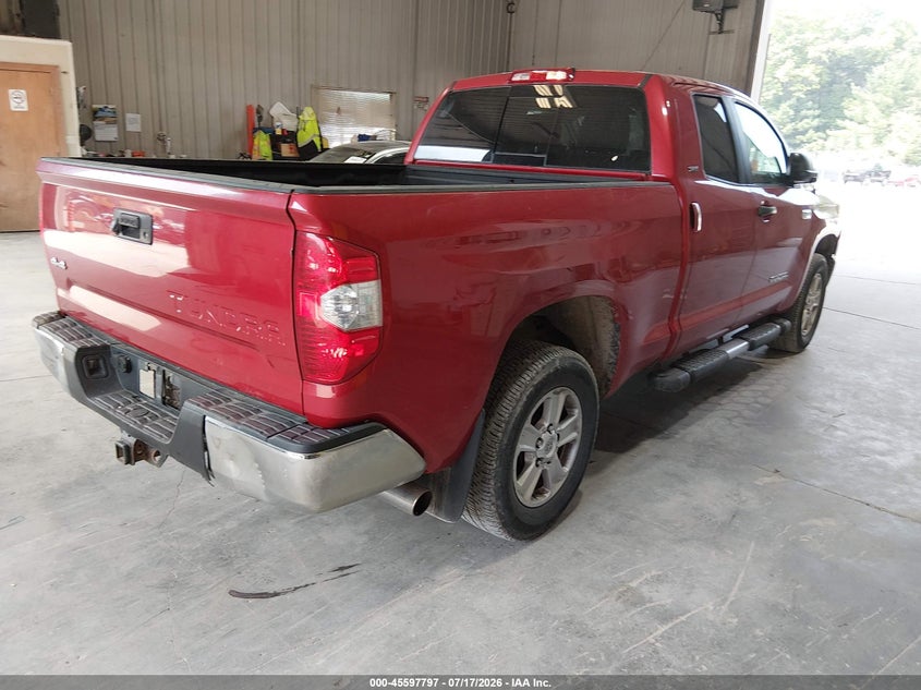 2016 Toyota Tundra VIN 5TFUW5F11GX497820 IAAI salvage auction — RIGHT FRONT, Clear (Wisconsin), sold $6,100 on 2026-07-29 (photo 4)