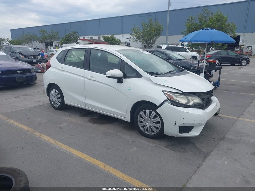 2017 Honda Fit VIN JHMGK5H54HS000359 IAAI salvage auction — FRONT END, Salvage Title, sold $2,850 on 2026-07-29 (photo 1)