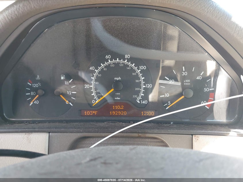 1996 Mercedes-benz E-class VIN WDBJF20FXTJ023429 IAAI salvage auction — NORMAL WEAR, Clear - Dealer Only (California), sold $25 on 2026-07-29 (photo 7)