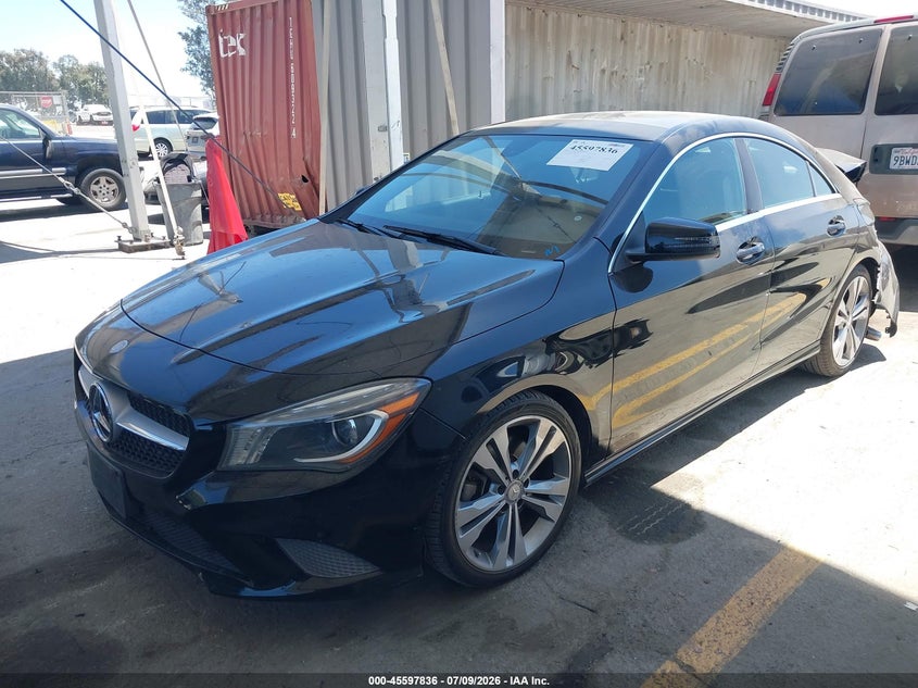 2014 Mercedes-benz VIN WDDSJ4EB0EN026623 IAAI salvage auction — LEFT REAR, Wait Title, sold $2,475 on 2026-08-12 (photo 2)
