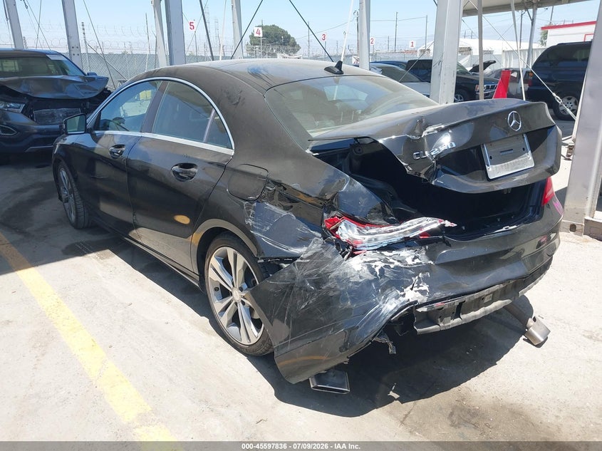 2014 Mercedes-benz VIN WDDSJ4EB0EN026623 IAAI salvage auction — LEFT REAR, Wait Title, sold $2,475 on 2026-08-12 (photo 3)
