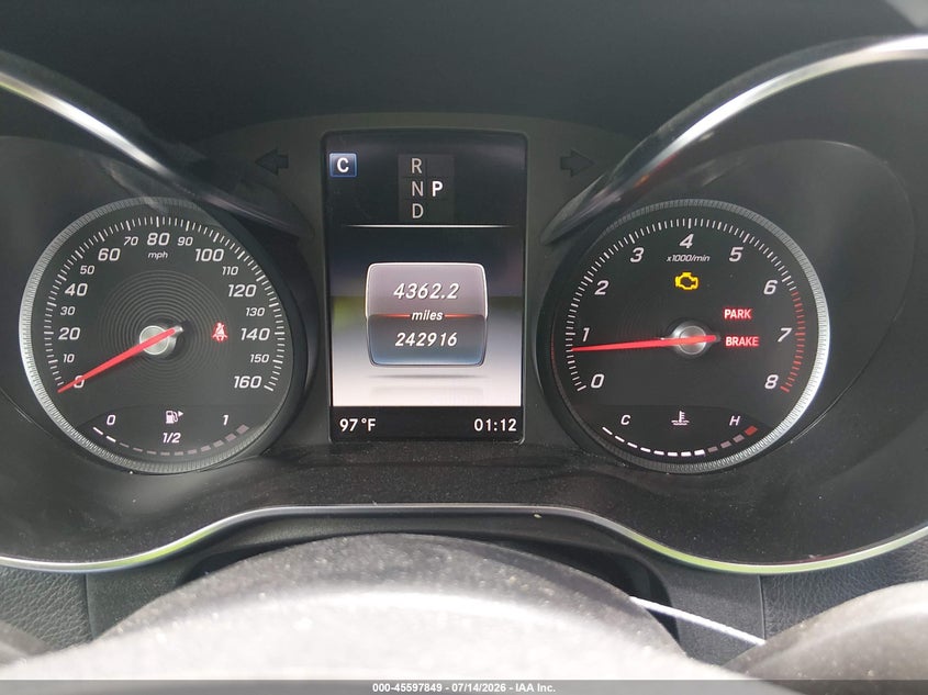 2019 Mercedes-benz Glc class VIN WDC0G4JB0KV125664 IAAI salvage auction — NORMAL WEAR, Original (Texas), sold $4,200 on 2026-08-10 (photo 7)