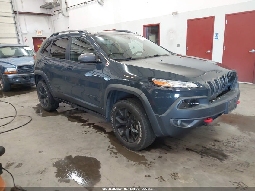 2018 Jeep Cherokee VIN 1C4PJMBB7JD580181 IAAI salvage auction — FRONT END, Salvage Title, sold $4,350 on 2026-08-20 (photo 1)