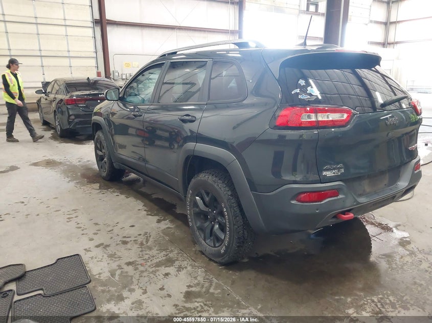 2018 Jeep Cherokee VIN 1C4PJMBB7JD580181 IAAI salvage auction — FRONT END, Salvage Title, sold $4,350 on 2026-08-20 (photo 3)