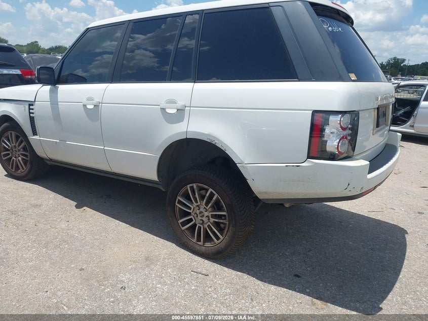 2012 Land rover RANGE ROVER VIN SALME1D43CA390234 IAAI salvage auction — NORMAL WEAR, Original (Texas), sold $650 on 2026-07-22 (photo 3)