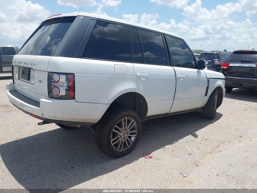 2012 Land rover RANGE ROVER VIN SALME1D43CA390234 IAAI salvage auction — NORMAL WEAR, Original (Texas), sold $650 on 2026-07-22 (photo 4)